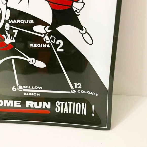 Vtg CKCK TV The Home Run Station Glass Tray Plate  Regina Advertising 9 x 7 In - Picture 11 of 16